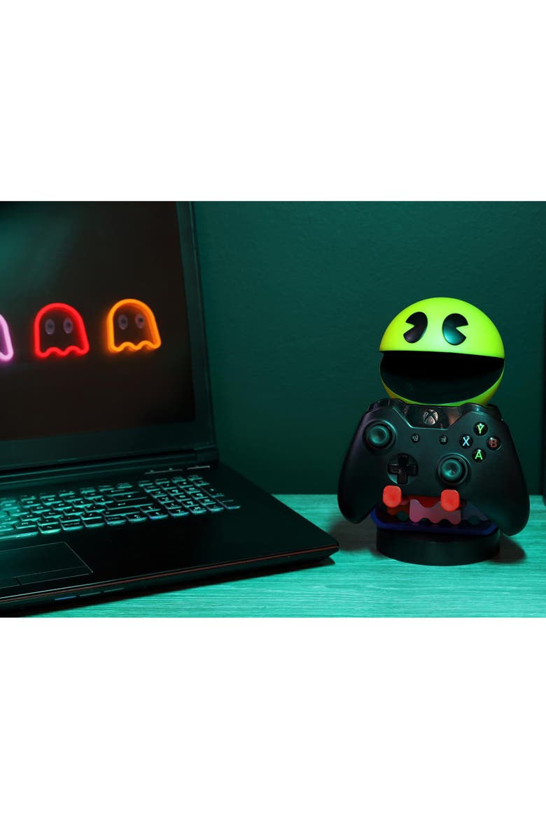 Bandai Pac Man Cable Guys Original Controller & Phone Holder, Alternate, color, Multicolored