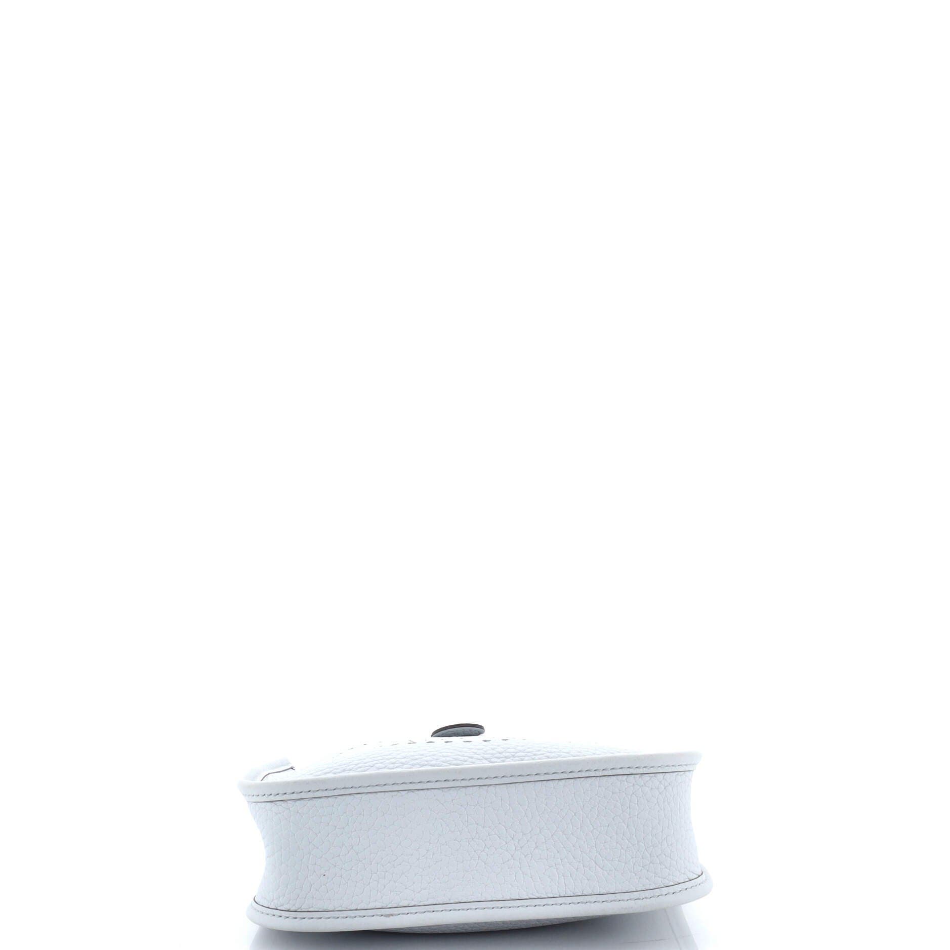 Pre-Owned Hermes Evelyne Bag Gen III Clemence TPM, Alternate, color, Bleu Pale