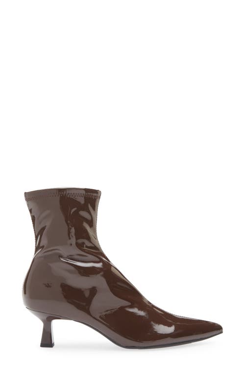 Open Edit Rhila Bootie In Brown Soil Patent