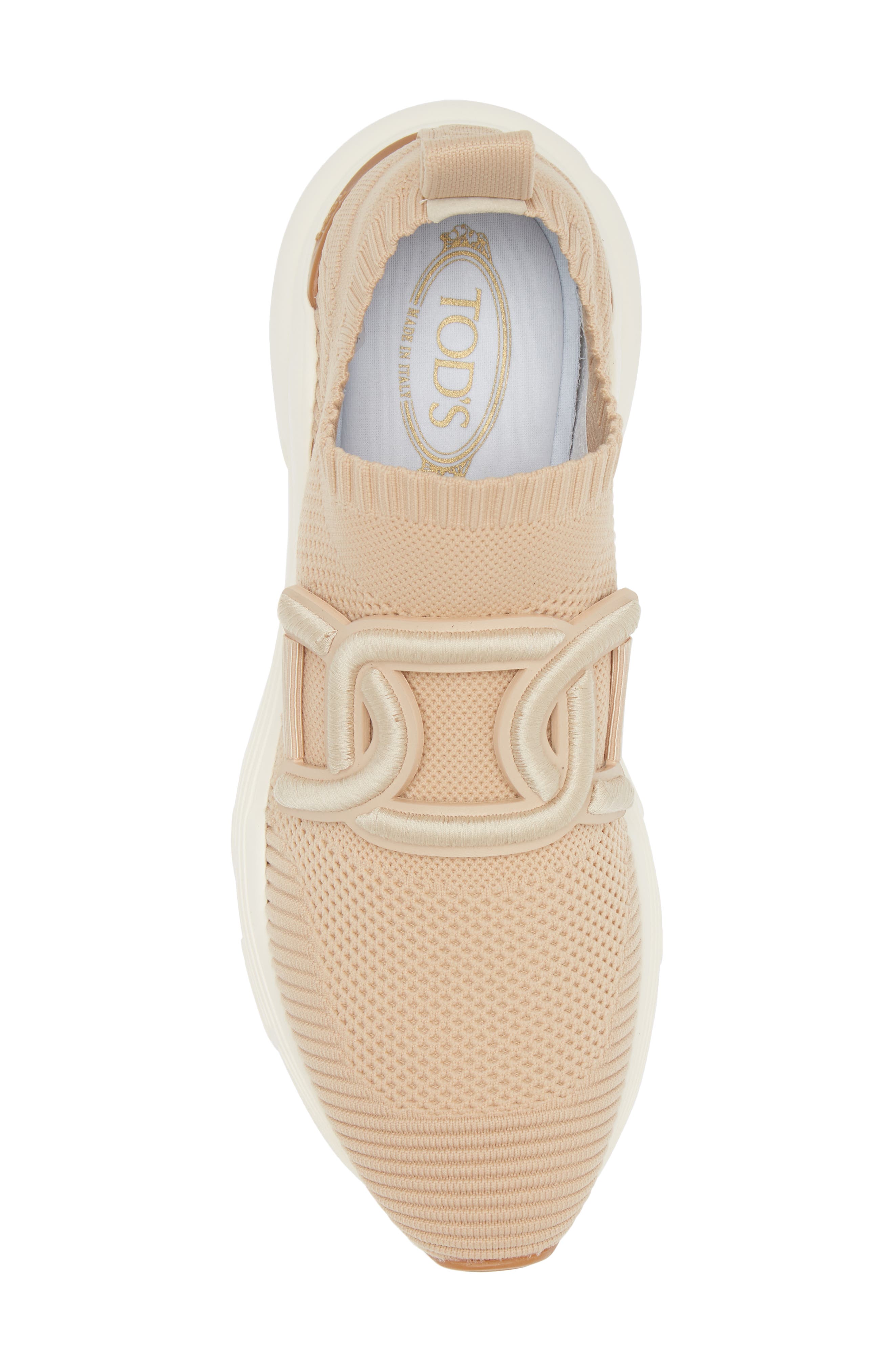 Tod's Kate Chain Detail Slip-On Sneaker, Alternate, color, Light
