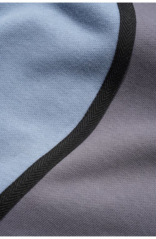 Butter Goods Aspect Colorblock Sweatshirt In Blue