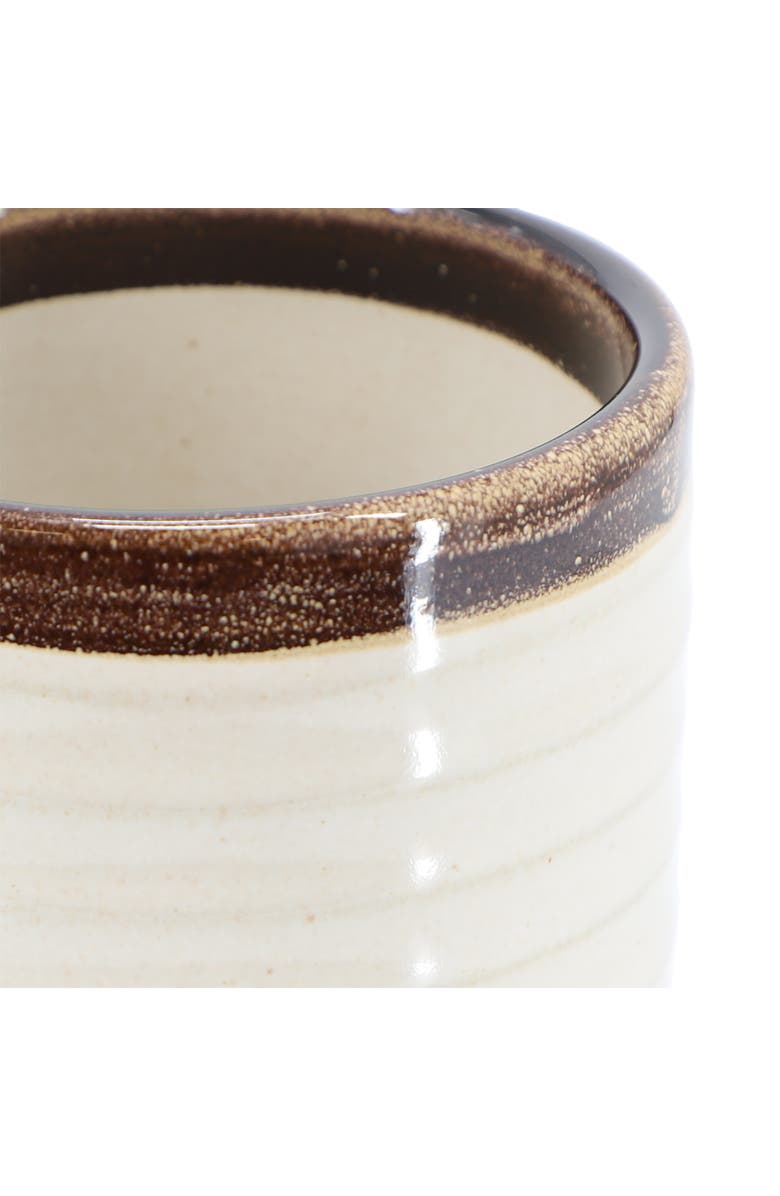 Gibson Home Terra Bella 4 Piece 18.5 Ounce Terracota Mug Set, Alternate, color, White