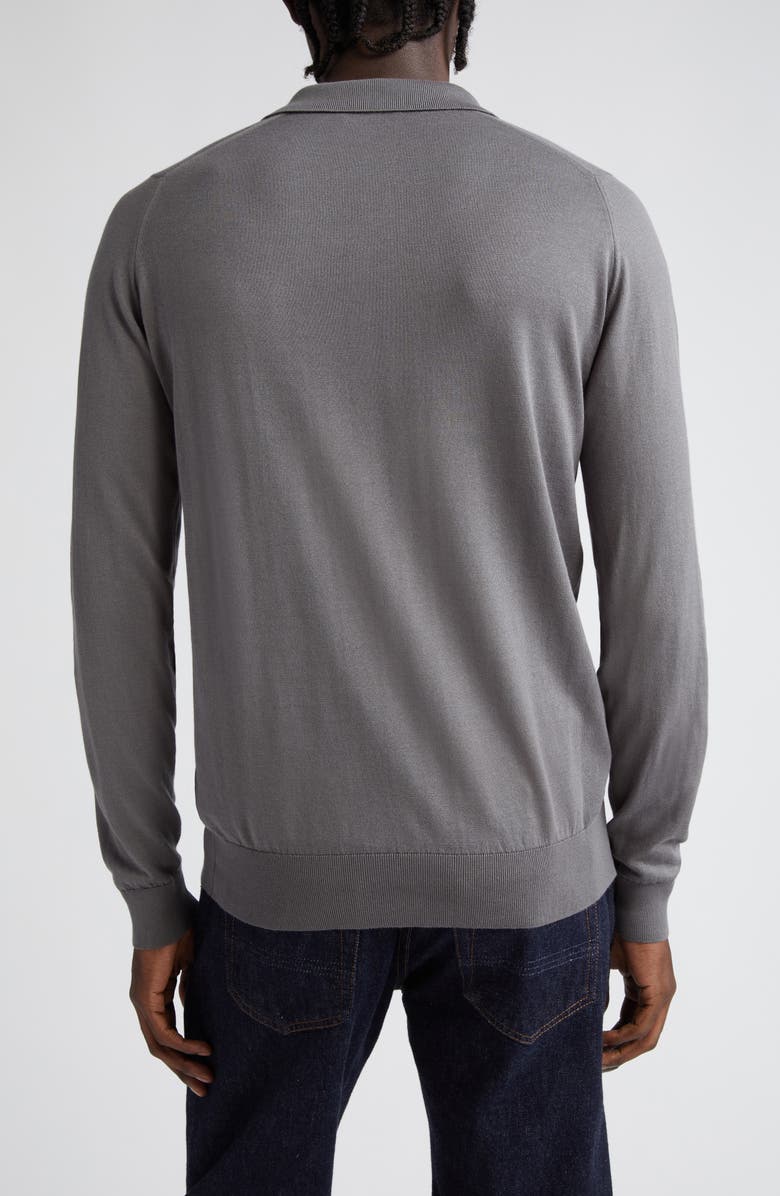 John Smedley Bradwell Cotton Sweater, Alternate, color, Cobble Grey