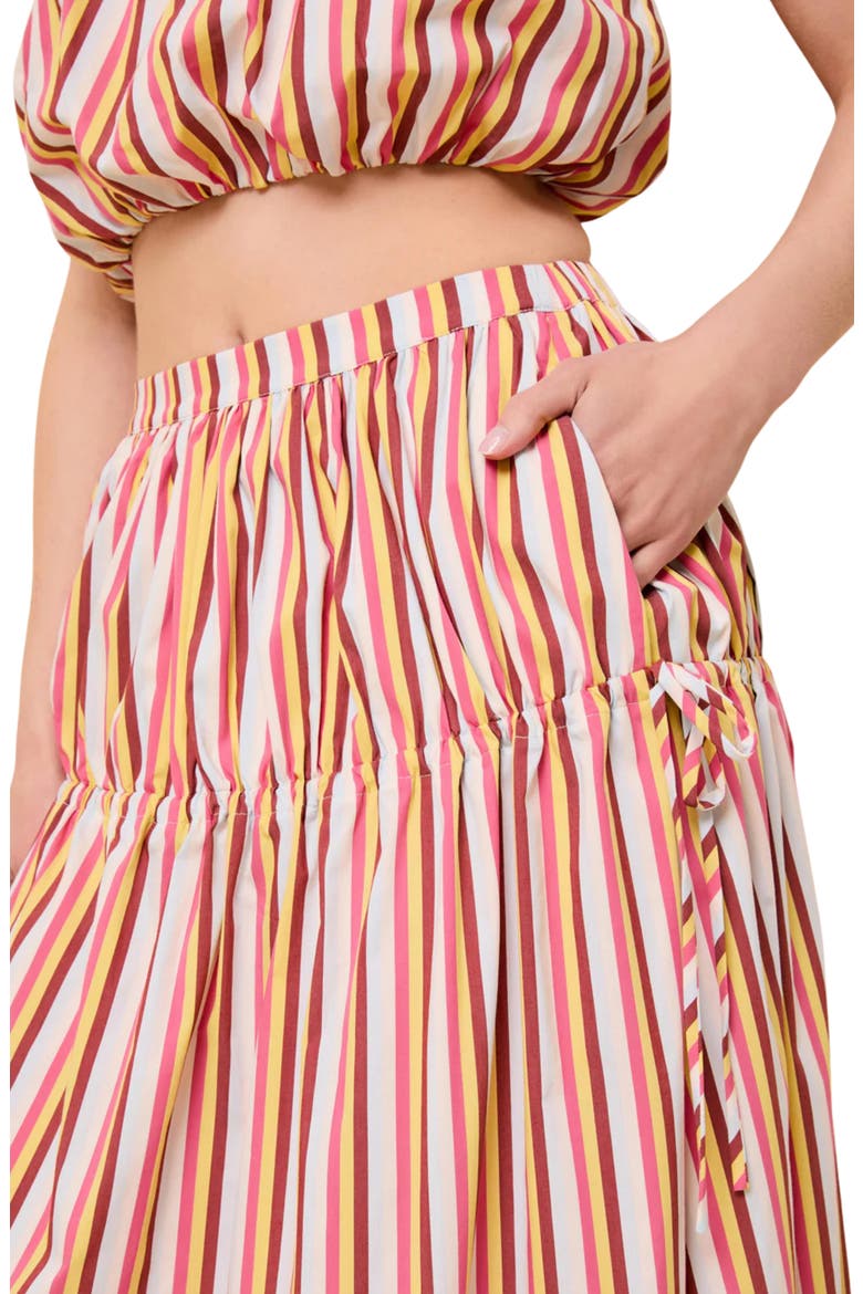 Ivy Stripe Stretch Poplin Maxi Skirt, Alternate, color, SYMI STRIPE