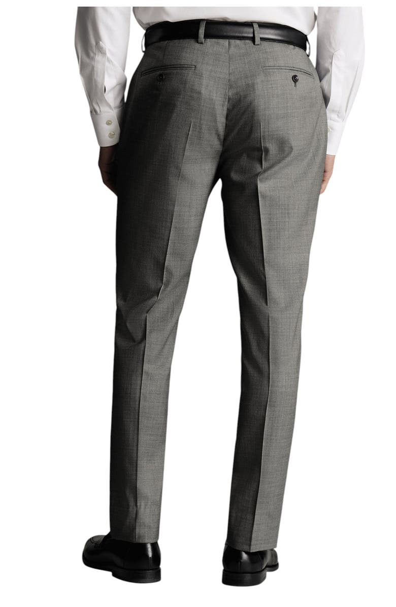 Charles Tyrwhitt Ultimate Performance Sharkskin Suit Trousers, Alternate, color, Grey