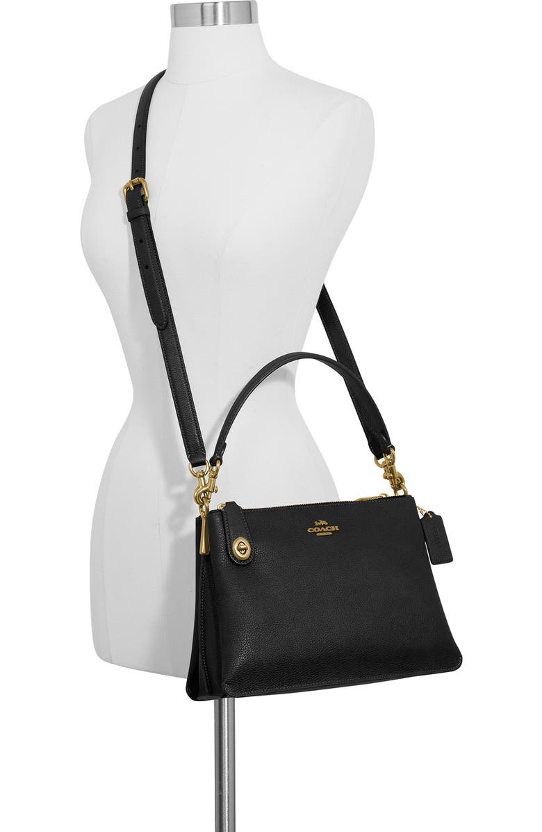 COACH Pebble Leather Crossbody Bag, Alternate, color,