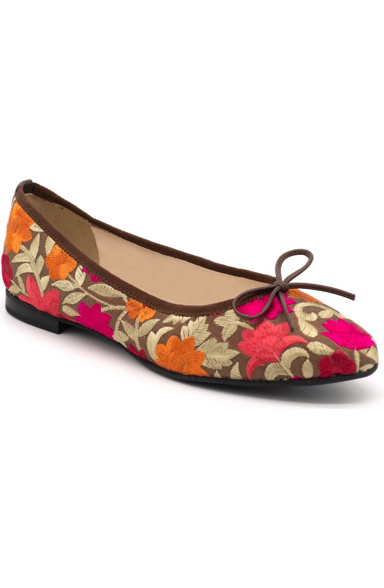 Butter Shoes Pavlova Embroidered Floral Ballet Flat, Main, color,