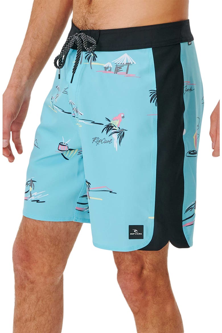 Mirage Double Up Board Shorts, Alternate, color, AQUA