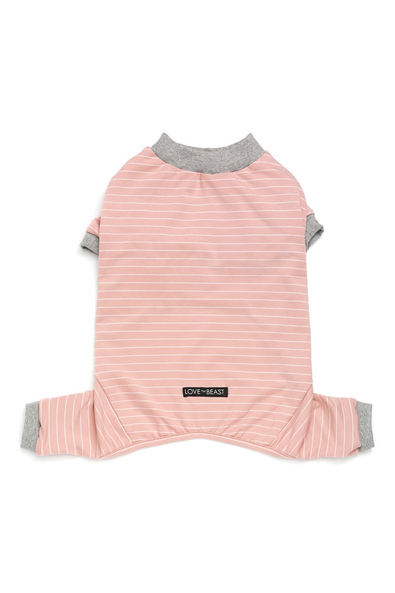 Dog Bodysuit, Alternate, color, PINK