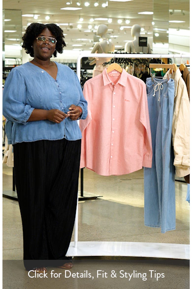 The Bestie Cotton Button-Up Shirt video