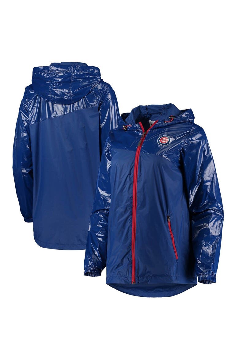 Women's G-III 4Her by Carl Banks Royal Chicago Cubs Double Coverage Full-Zip Hoodie Jacket, Main, color, Royal