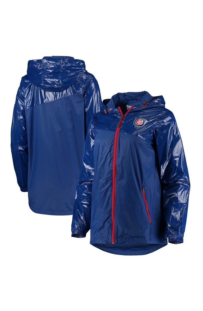 G-III 4HER BY CARL BANKS Women's G-III 4Her by Carl Banks Royal Chicago Cubs Double Coverage Full-Zip Hoodie Jacket, Main, color, 