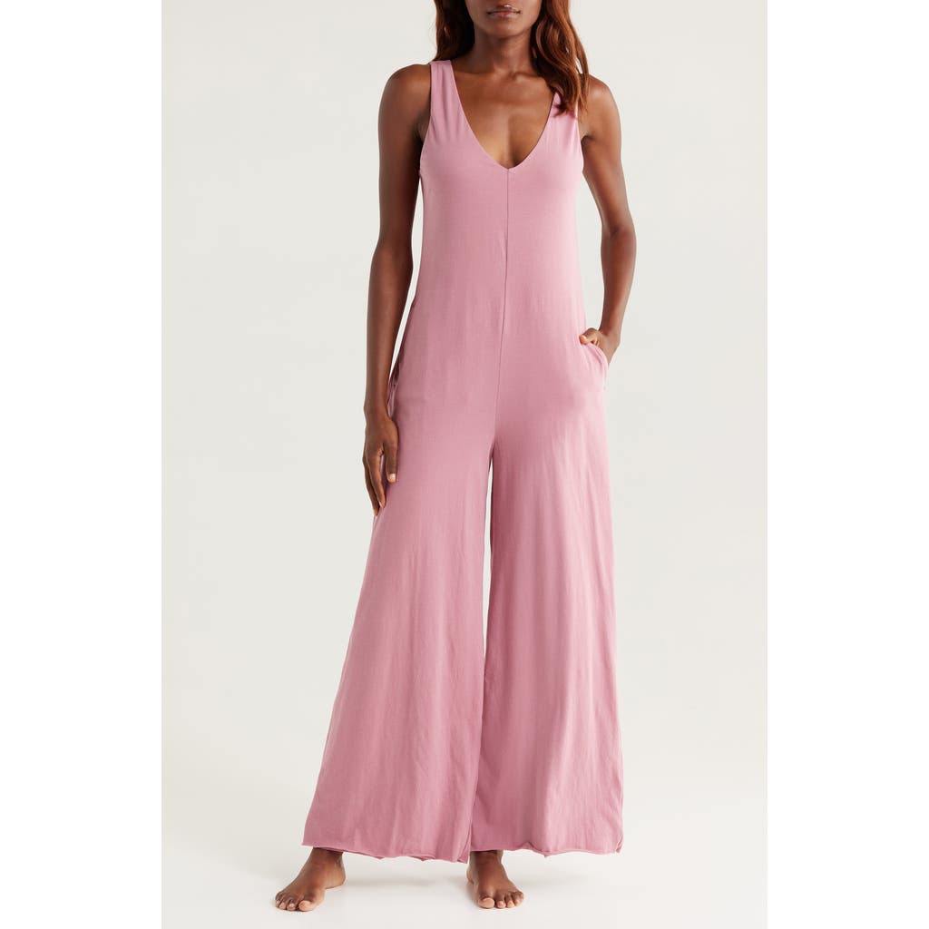 Shop Lunya Organic Pima Cotton Wide Leg Lounge Jumpsuit