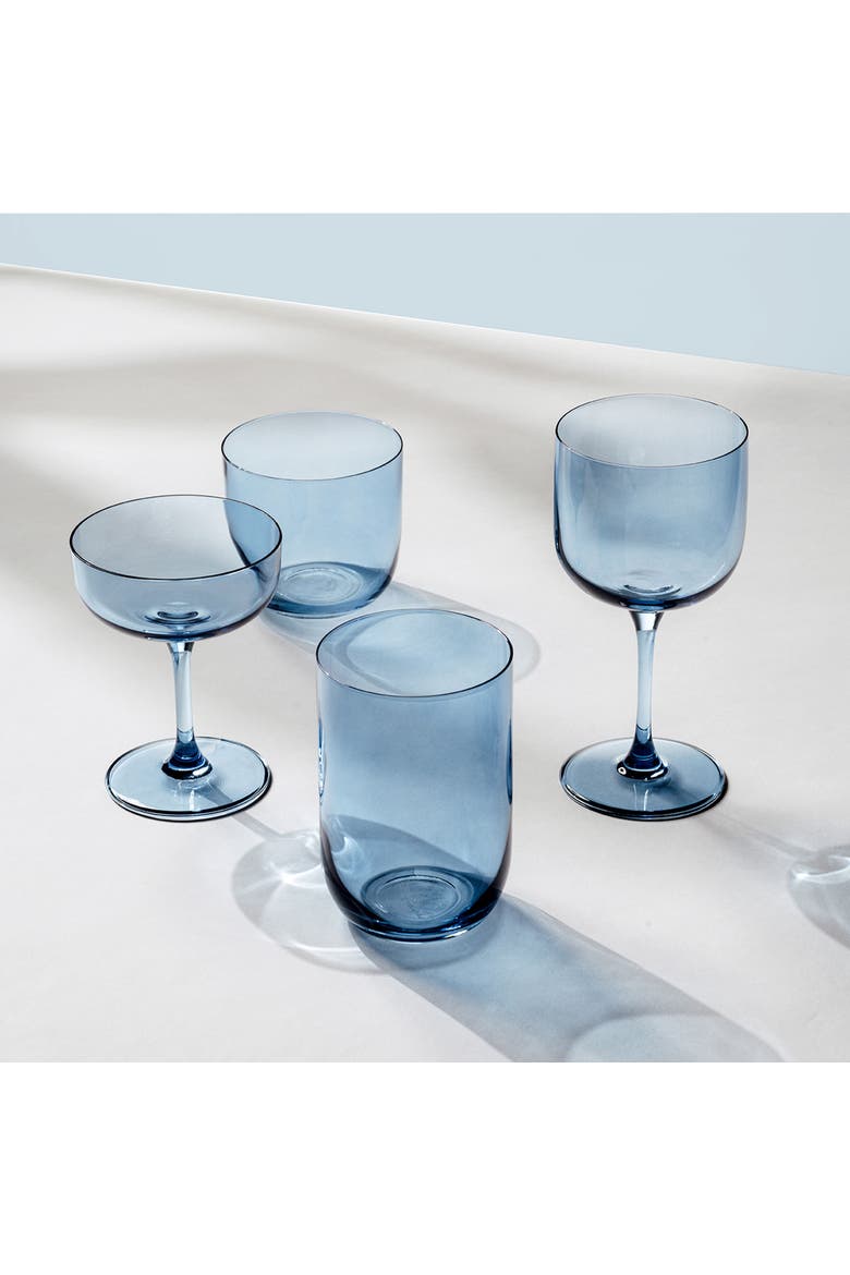 Like Ice Champagne / Dessert Bowl Pair, Alternate, color, blue