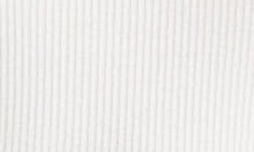 Isaac Mizrahi New York Bow Rib Top In Cream/black