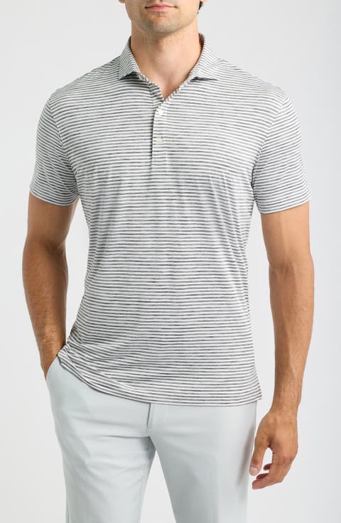 Seymour Stripe Featherweight Performance Polo
