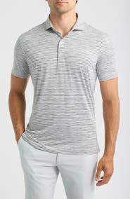 johnnie-O Seymour Stripe Featherweight Performance Polo