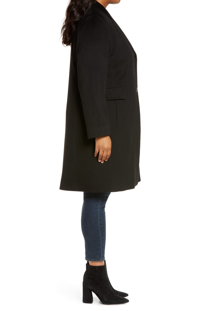 Fleurette Notch Collar Walking Coat, Alternate, color, 