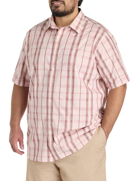 Big & Tall Plaid Sport Shirt