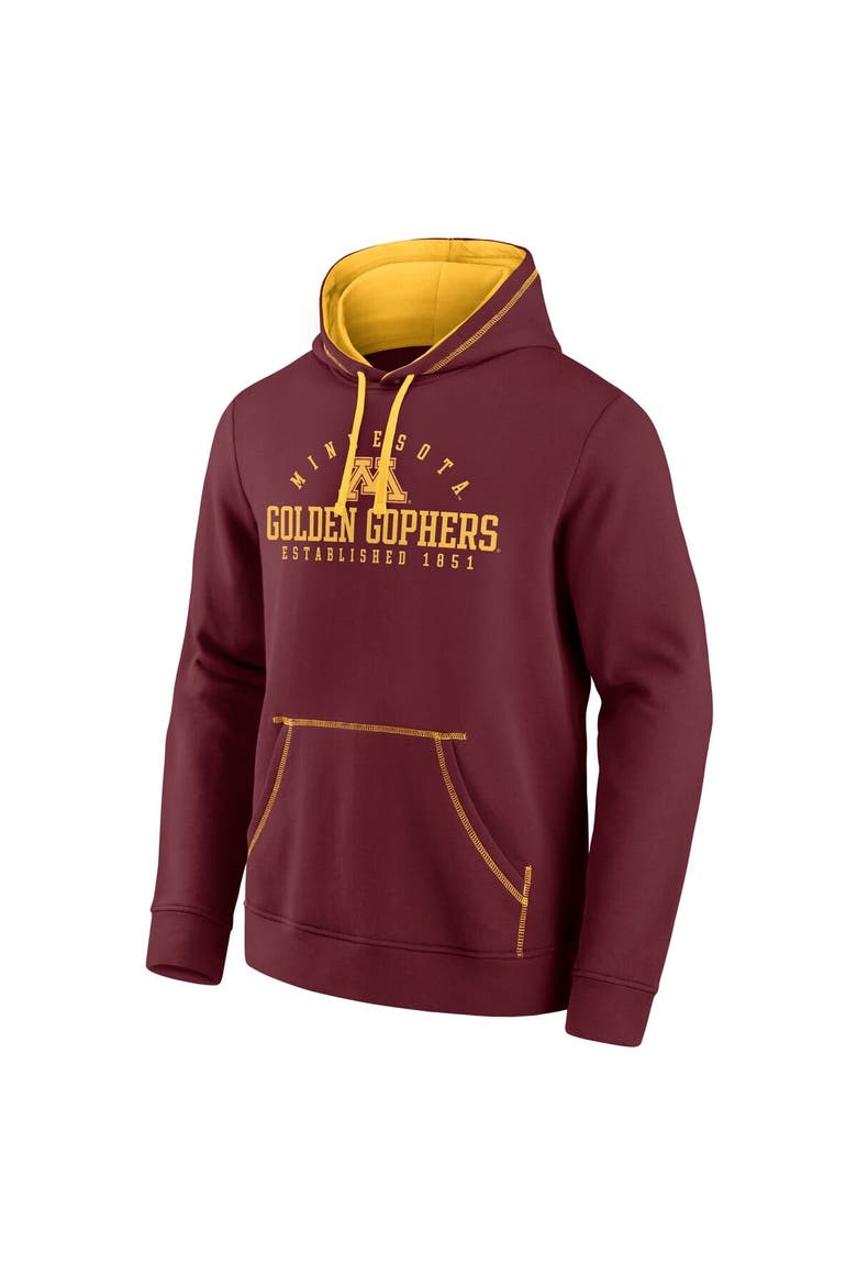 Men's Fanatics Maroon Minnesota Golden Gophers Toppler Fleece Pullover Hoodie, Alternate, color, Maroon