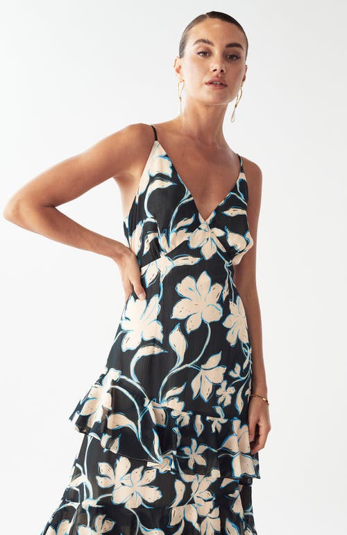 Savel Tess Midi Dress In Black