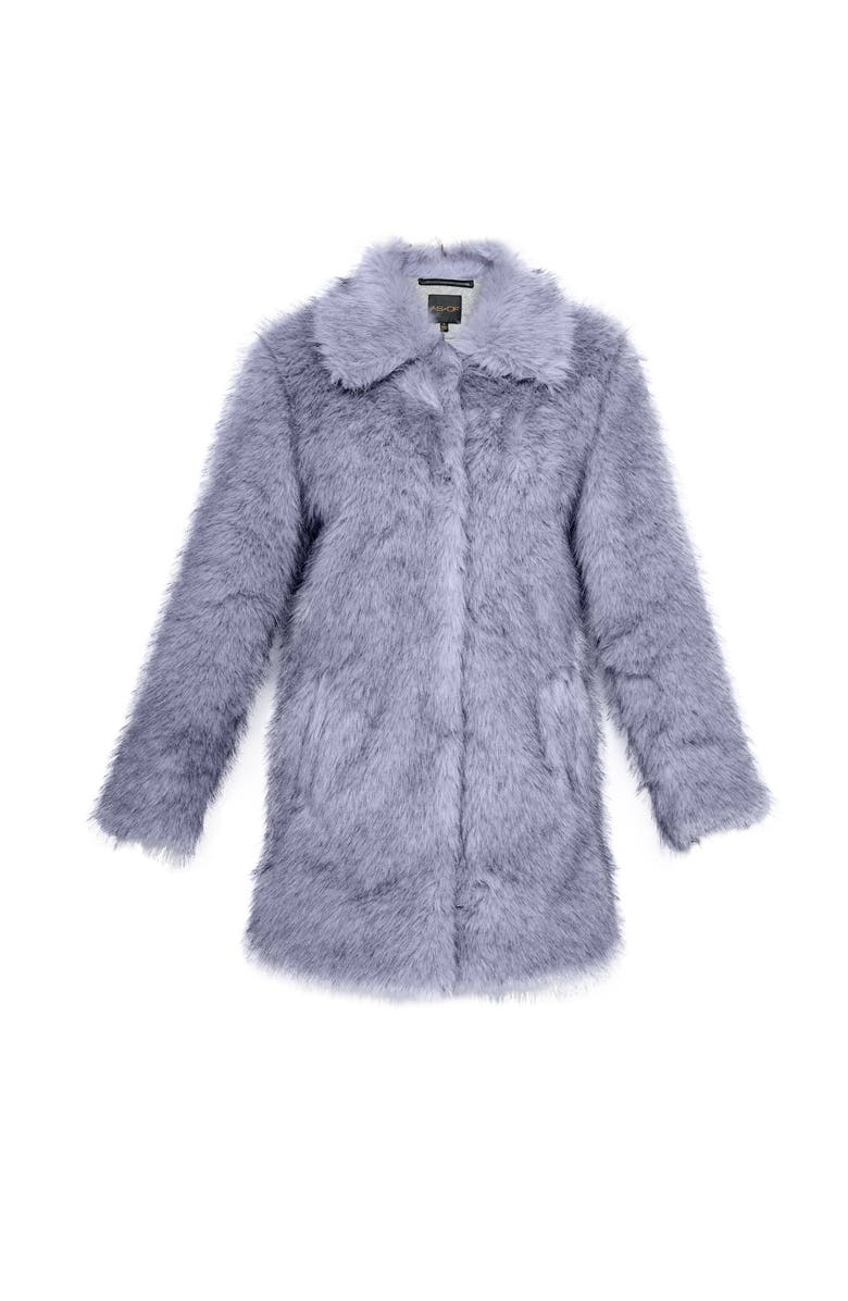 AS by DF Billie Faux Fur Jacket, Alternate, color, Celestial Blue