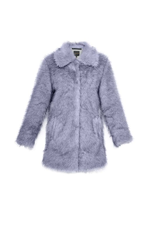 As By Df Billie Faux Fur Jacket In Blue
