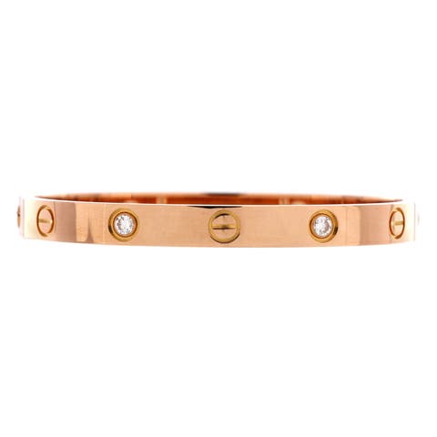 Love 4 Diamond Bracelet 18K Rose Gold with Diamonds