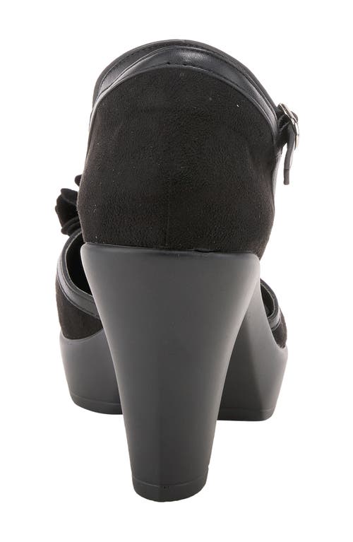 Patrizia By Spring Step Winner Ankle Strap Pump In Black