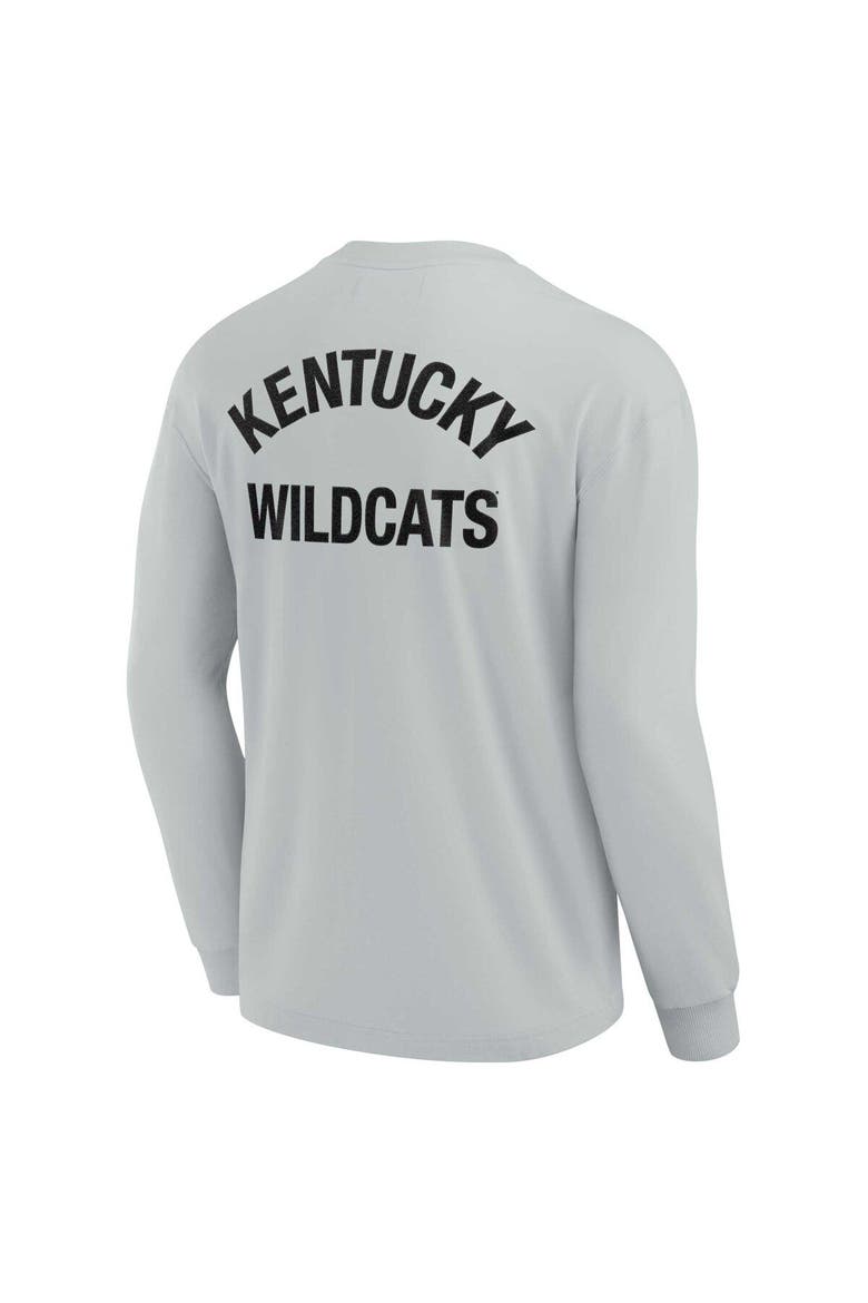 Unisex Fanatics Signature Gray Kentucky Wildcats Elements Super Soft Long Sleeve T-Shirt, Alternate, color, Gray