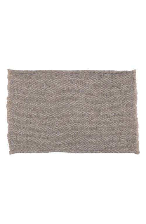 Pom Pom At Home Porter Set Of 4 Linen Blend Placemats In Light Grey