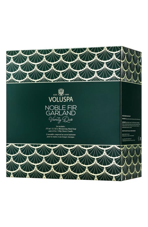 Noble Fir Garland Vanity Duo Set