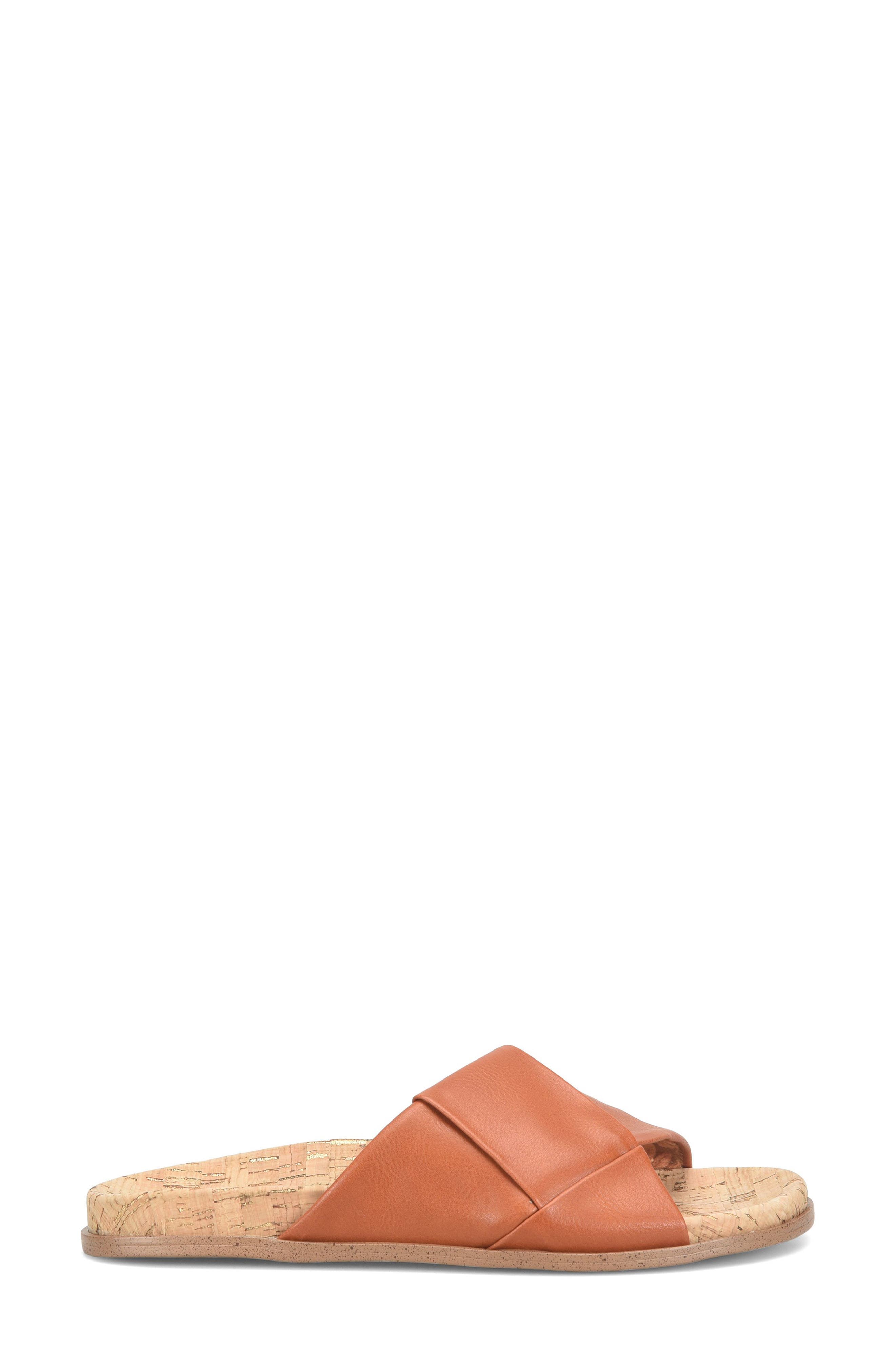KORKS Aurora Slide Sandal, Alternate, color, Dark Tan