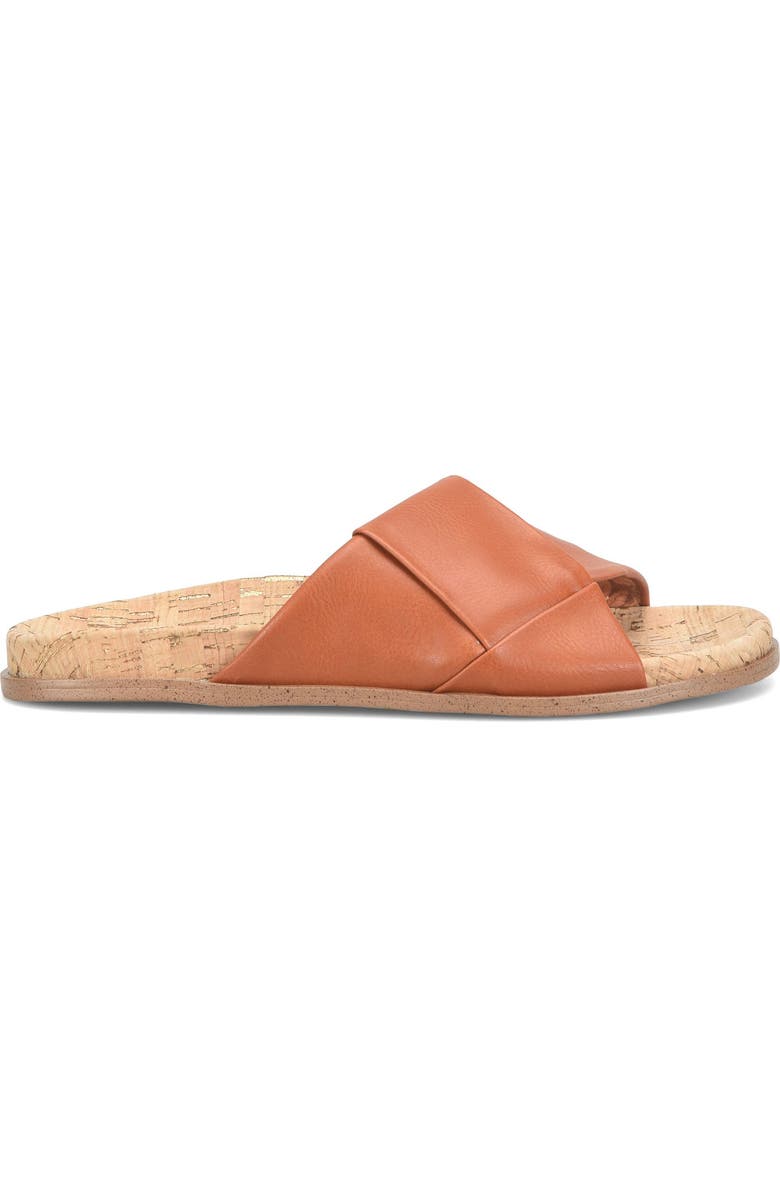 KORKS Aurora Slide Sandal, Alternate, color, Dark Tan