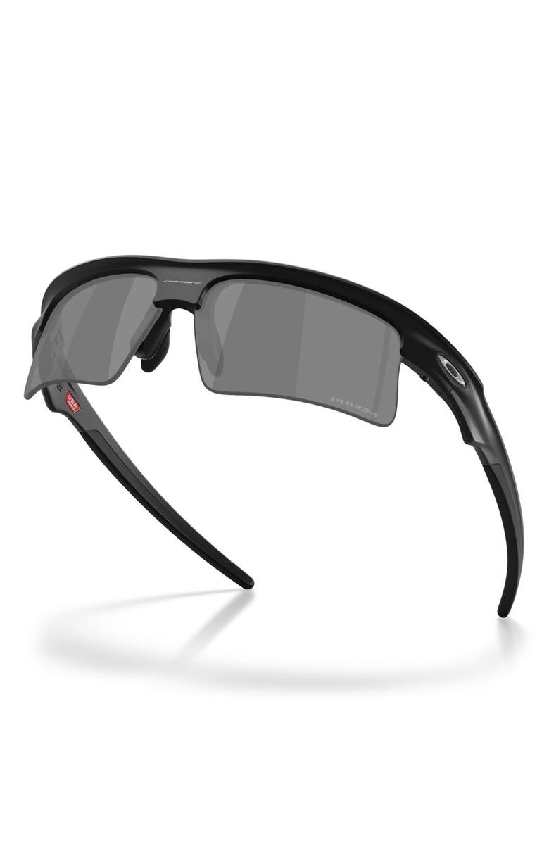Oakley Bisphaera Speed 68mm Prizm<sup>™</sup> Oversize Rectangular Sunglasses, Alternate, color, Matte Black / Prizm Black
