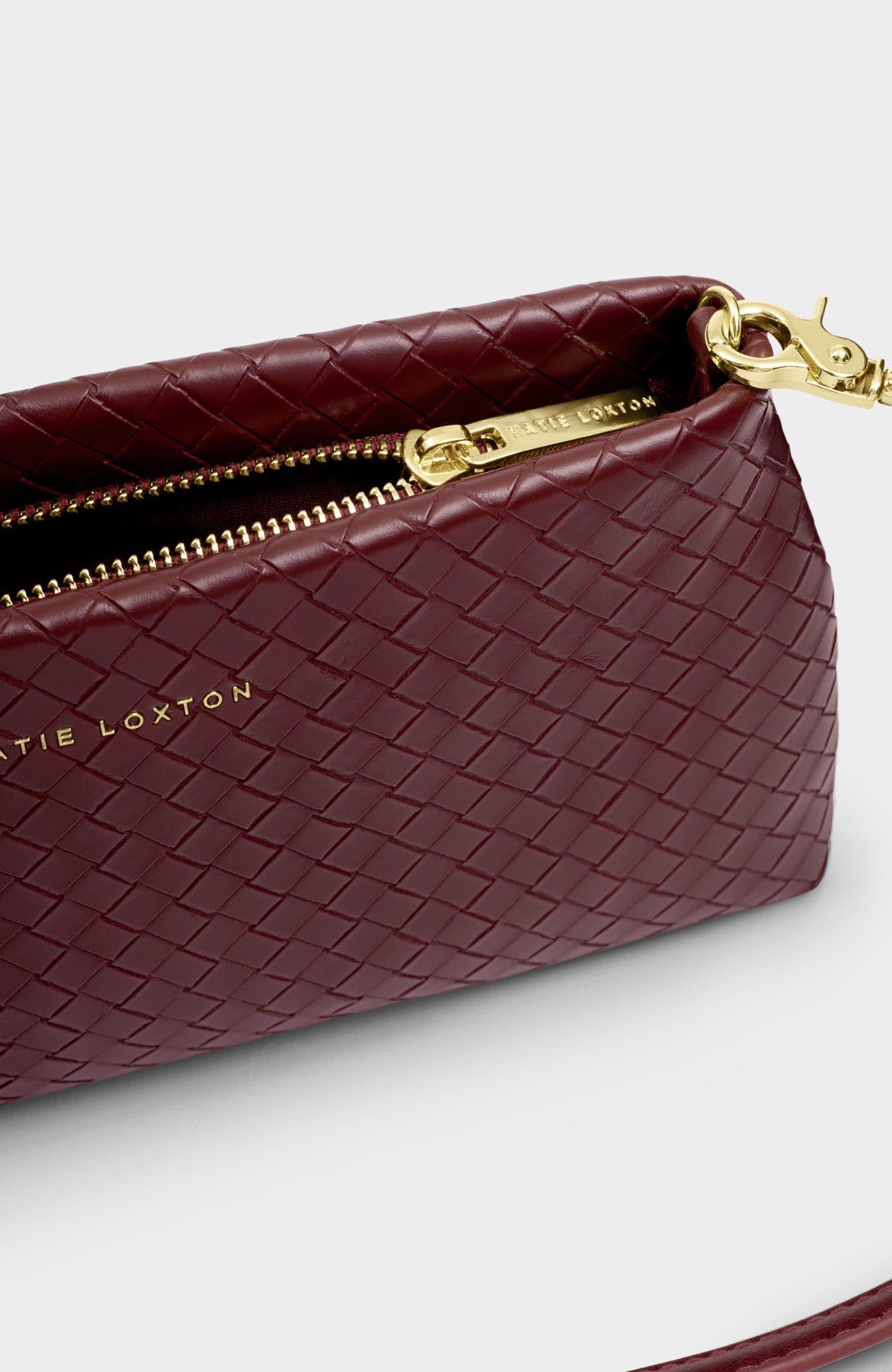 Nova Small Shoulder Bag, Alternate, color, Cherry Woven