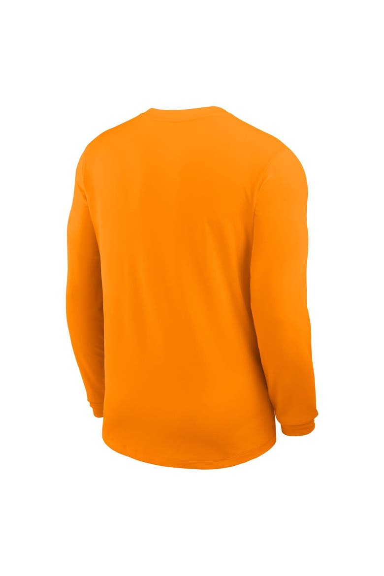 Men's Nike Tennessee Orange Tennessee Volunteers 2025 Sideline Coach UV Performance Long Sleeve T-Shirt, Alternate, color, Tennessee Orange