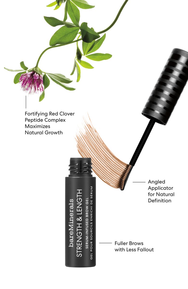 bareMinerals<sup>®</sup> Strength & Length Serum-Infused Brow Gel, Alternate, color,