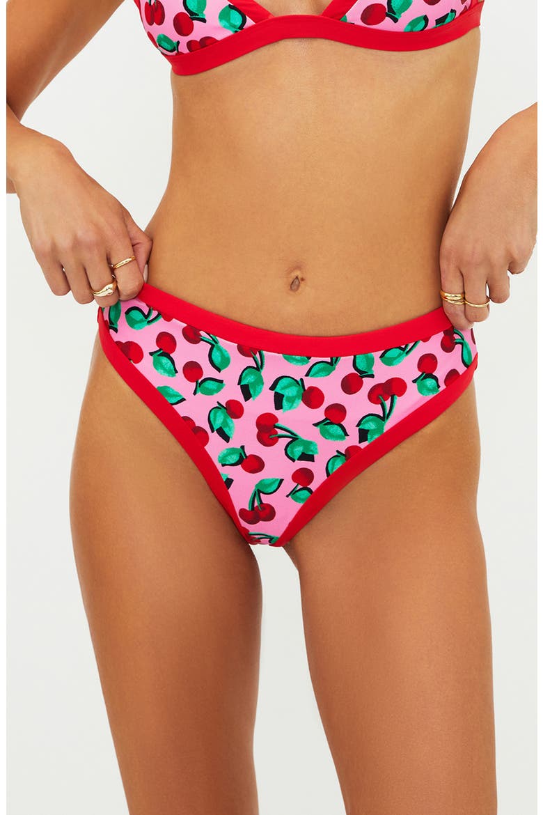 Rozli High Waist Swim Briefs, Main, color, MON CHERI