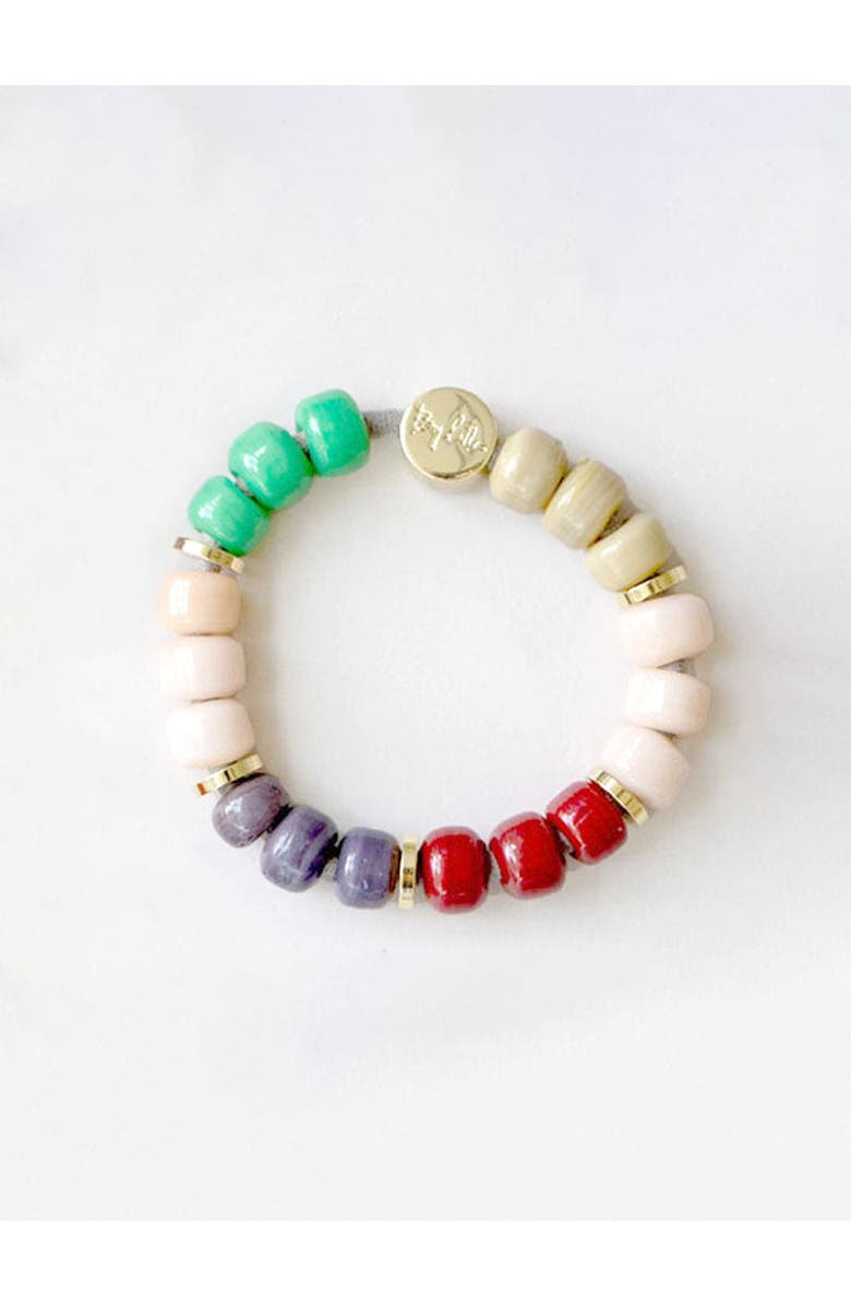 By Lilla Greenwich Capsule Bracelet Hair Tie, Main, color, Multi