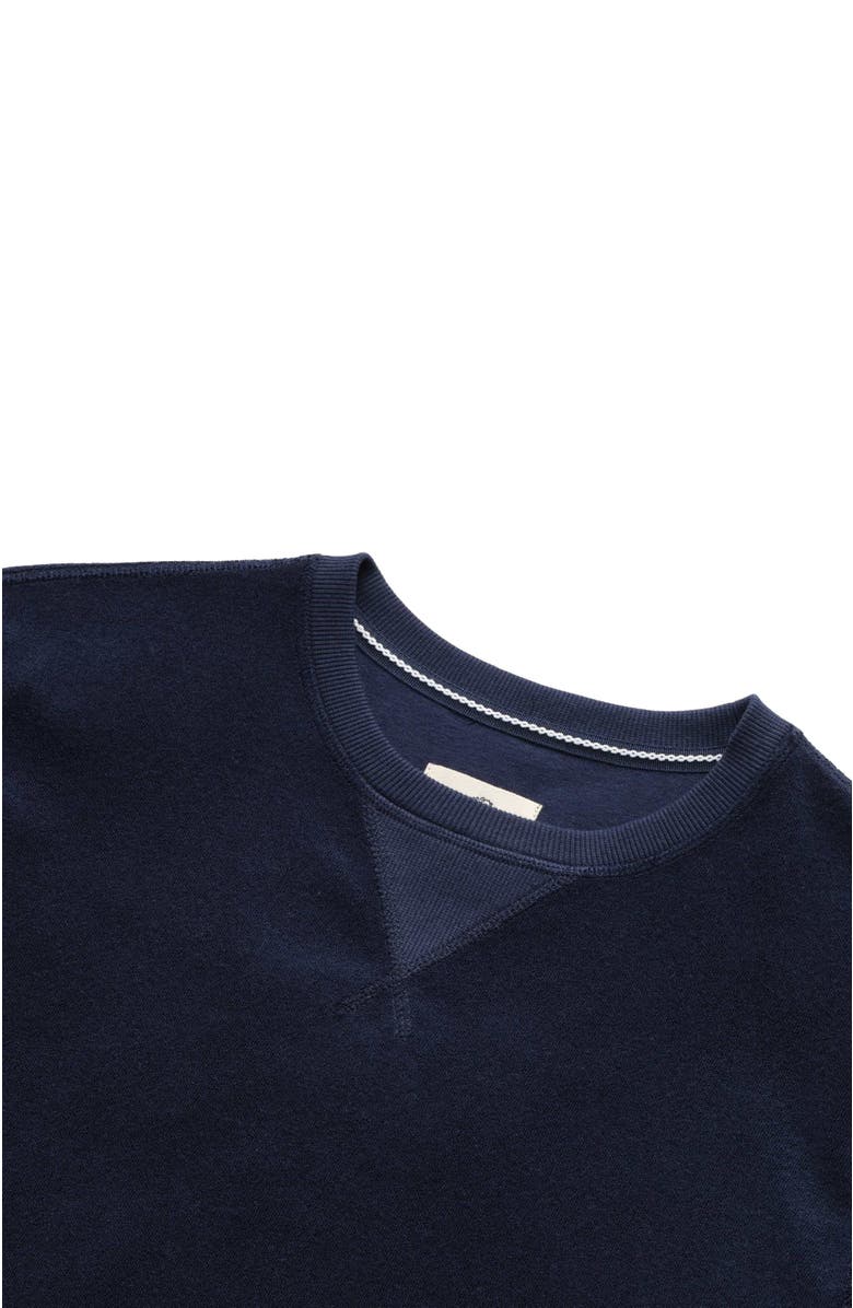 Surfside Supply Co. Butch Saltwater Terry Crewneck, Alternate, color, Navy Blazer