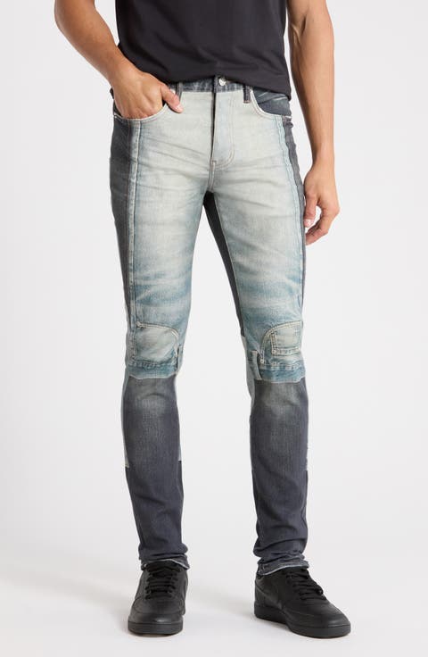 Upside Down Skinny Jeans