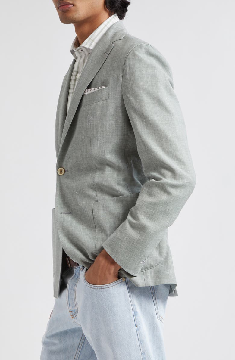 Eleventy Wool Blend Blazer, Alternate, color, 