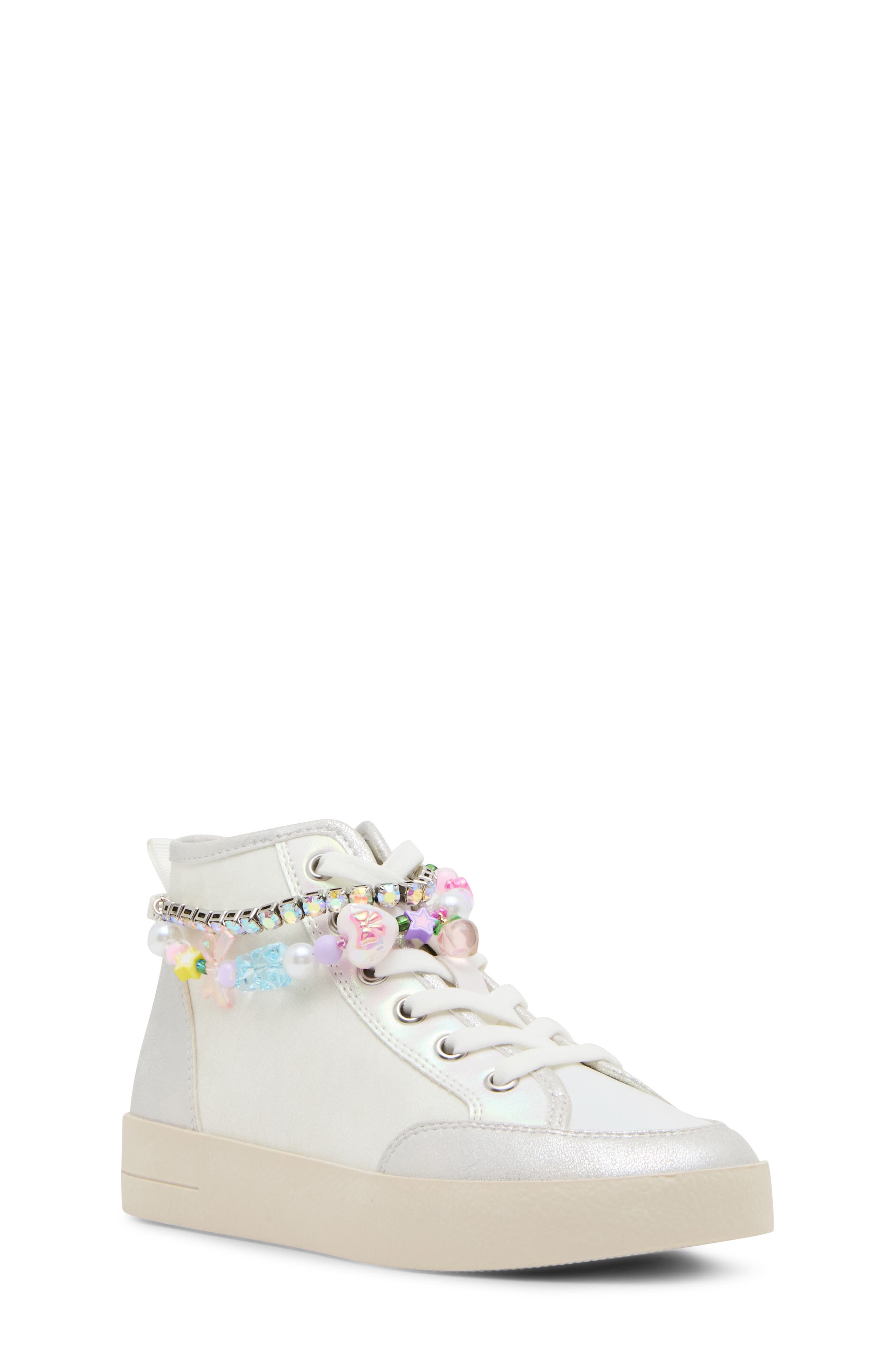 Kids' Jbelleza High Top Sneaker, Main, color, WHITE MULTI
