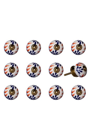 Kinetic 12-pack Knobs In Blue Orange Cream