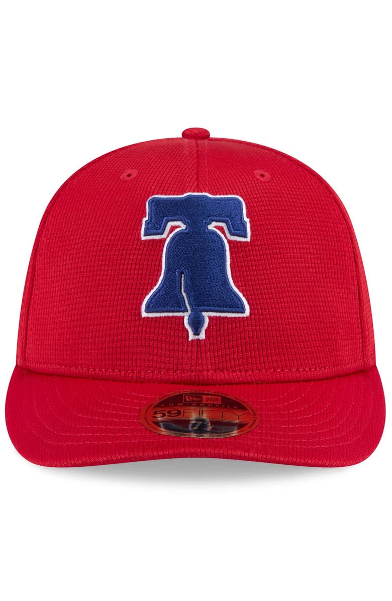 New Era Men's New Era Red Philadelphia Phillies 2025 Spring Training Low Profile 59FIFTY Fitted Hat, Alternate, color, Red