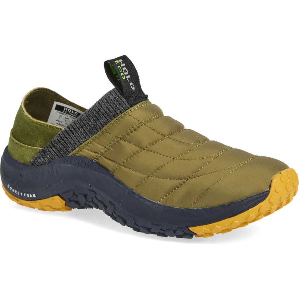 Shop Holo Footwear Credimus Slip-on Sneaker In Avocado