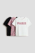 H&M 3-pack Cotton T-shirts