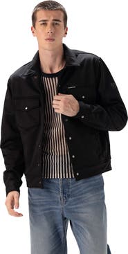 Members Only Men's Soft Shell Shirt Jacket