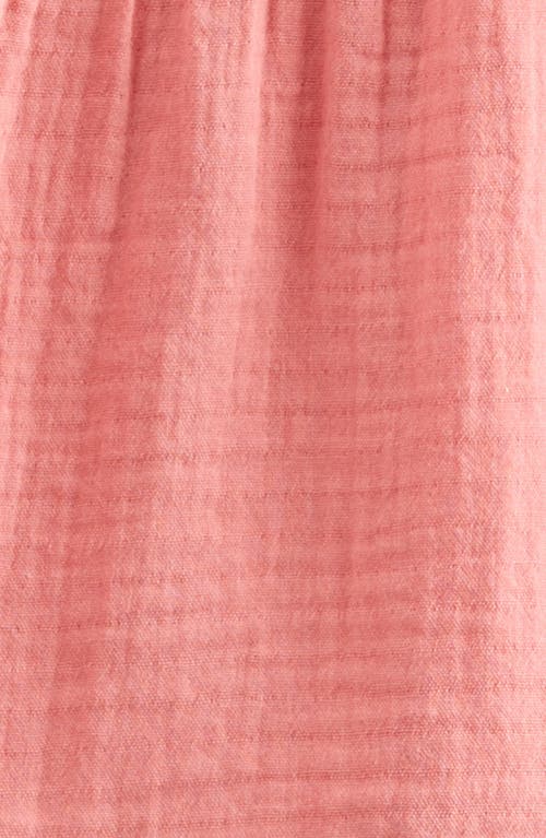 Nordstrom Flutter Sleeve Cotton Gauze Top & Shorts Set